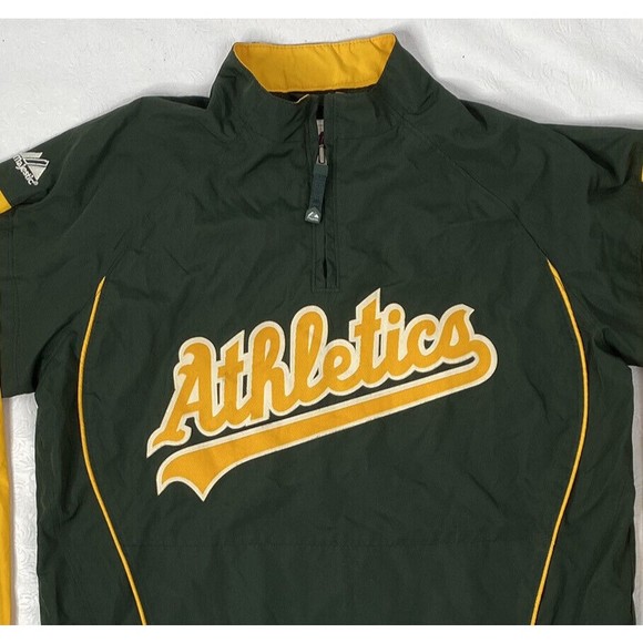 Oakland A's Athletics Quarter-Zip Pullover boys Size M - Picture 2 of 7
